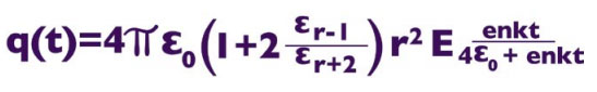 Pauthenier’s equation: governs the ability of powder particles to develop a charge while passing through a corona field