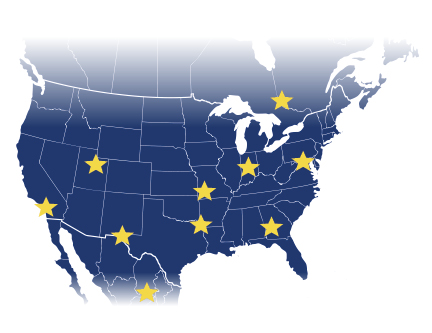 TCI's manufacturing locations